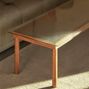 Tavolino da salotto Kofi - Oak-clear glass, 100 cm - HAY