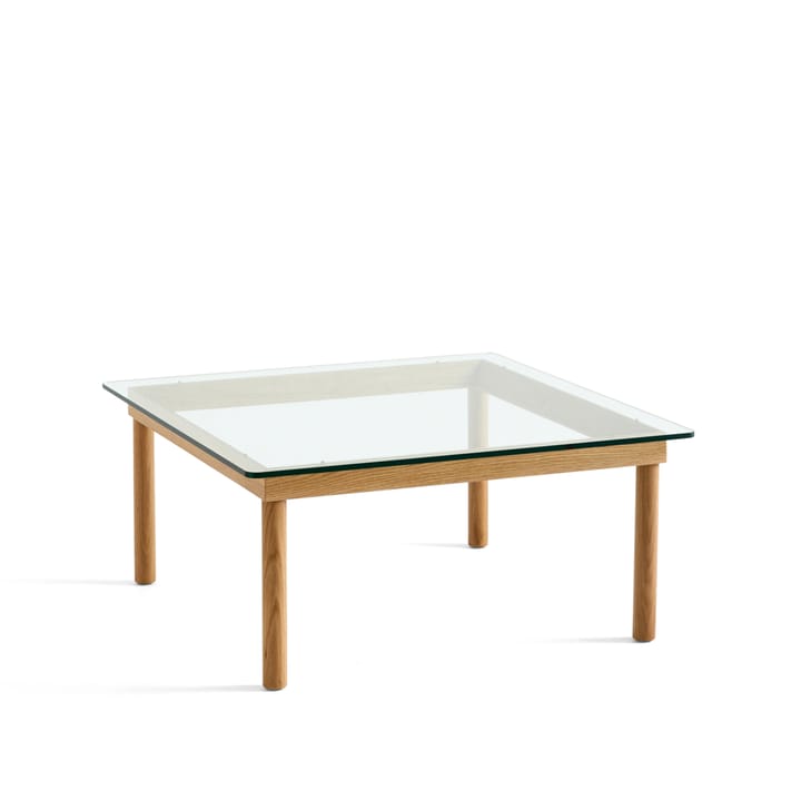 Tavolino da salotto Kofi - Oak-clear glass, 80 cm - HAY