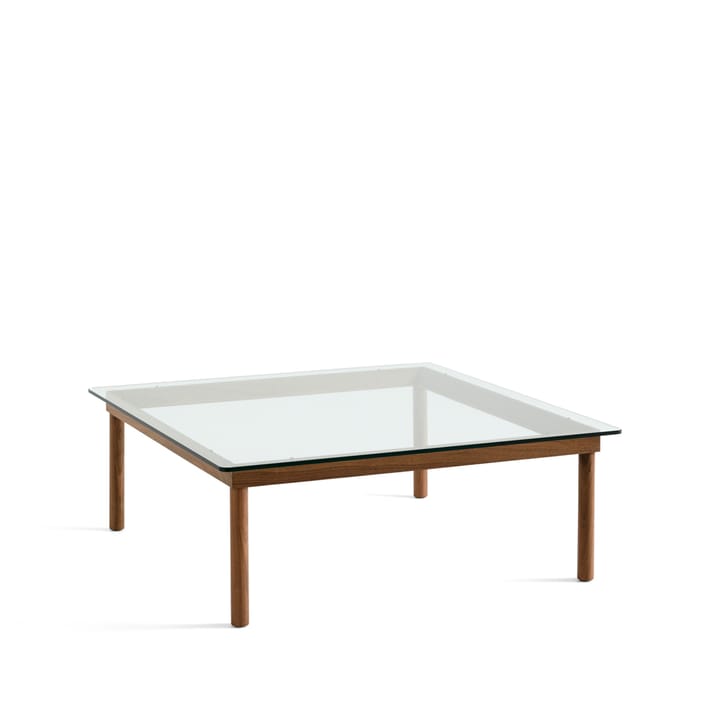 Tavolino da salotto Kofi - Walnut-clear glass, 100 cm - HAY