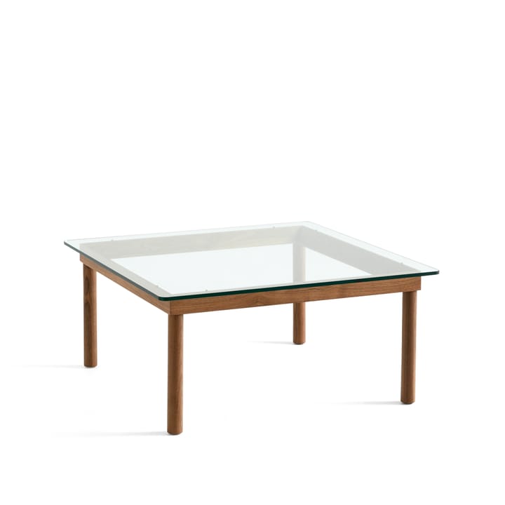 Tavolino da salotto Kofi - Walnut-clear glass, 80 cm - HAY