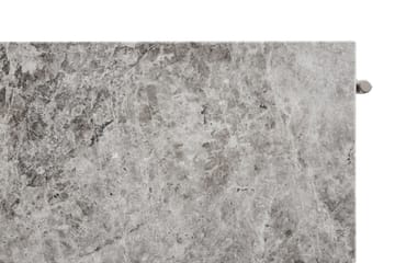 Tavolino da salotto Rebar 80x84x33 cm - Grey marble-fossil - HAY