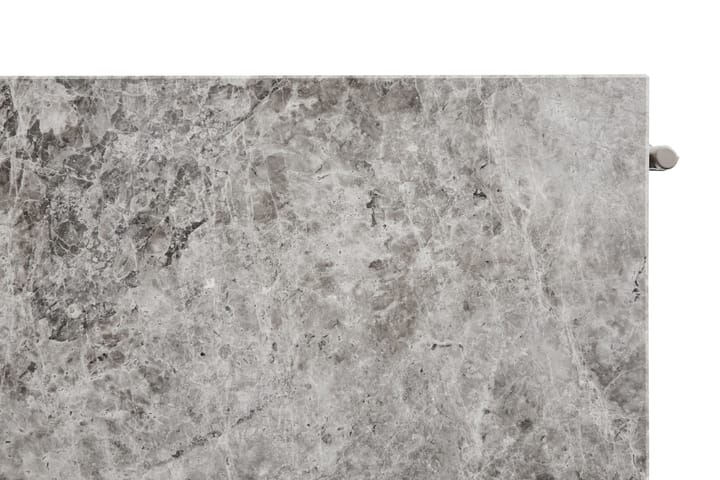 Tavolino da salotto Rebar 80x84x33 cm, Grey marble-fossil HAY