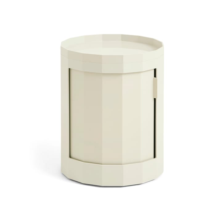 Tavolino Facet Cabinet low 49 cm - Eggshell - HAY