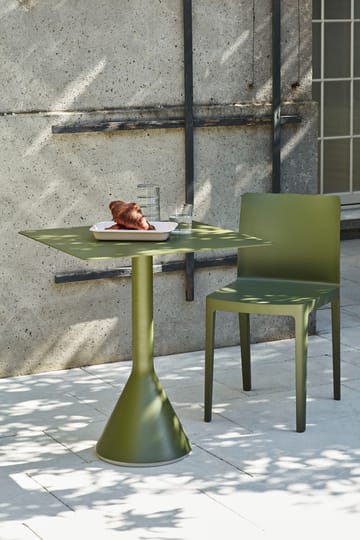 Tavolino quadrato da caffè 65x65 cm Palissade Cone   - Olive - HAY