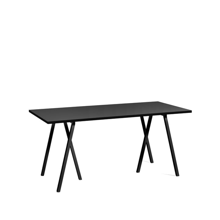 Tavolo da pranzo Loop Stand - Black linoleum-black, 160 cm - HAY