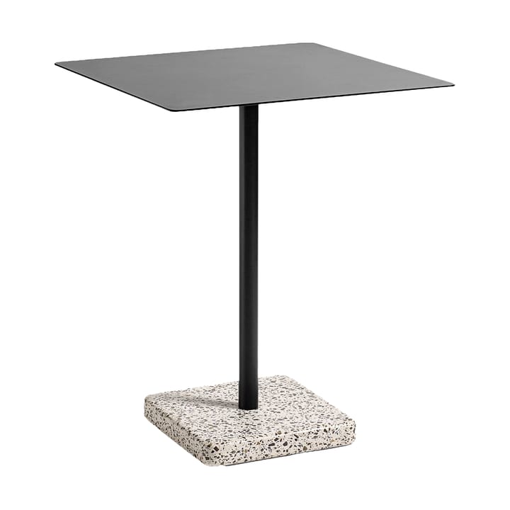 Tavolo da pranzo Terrazzo 60x60 cm - Grey terrazzo-anthracite - HAY