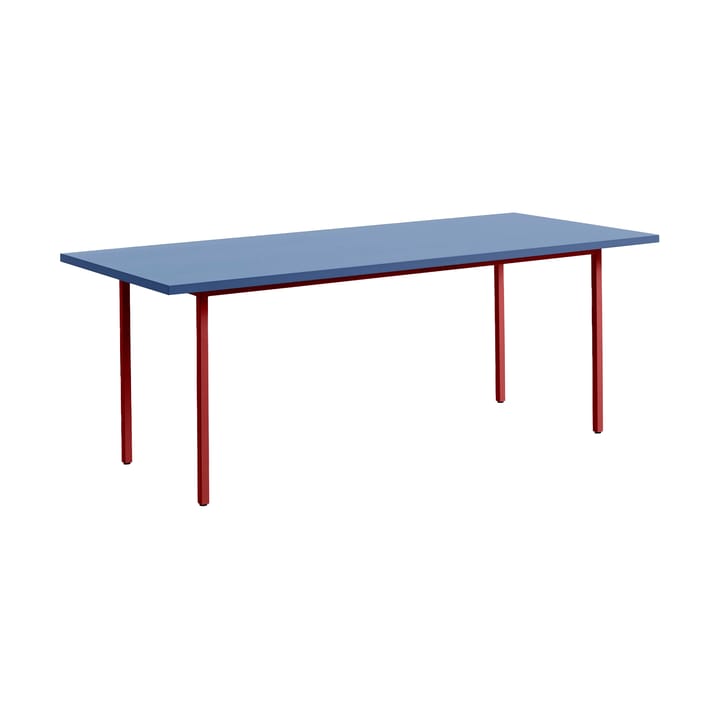 Tavolo da pranzo Two-Colour Ø105 cm - Maroon red-blue - HAY