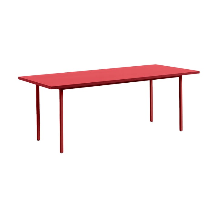 Tavolo da pranzo Two-Colour Ø105 cm - Maroon red-red - HAY