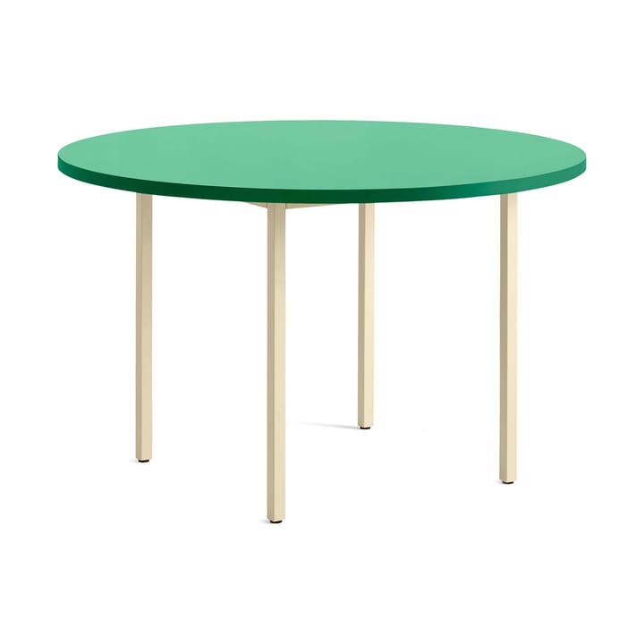 Tavolo da pranzo Two-Colour Ø120 cm - Ivory-green mint - HAY