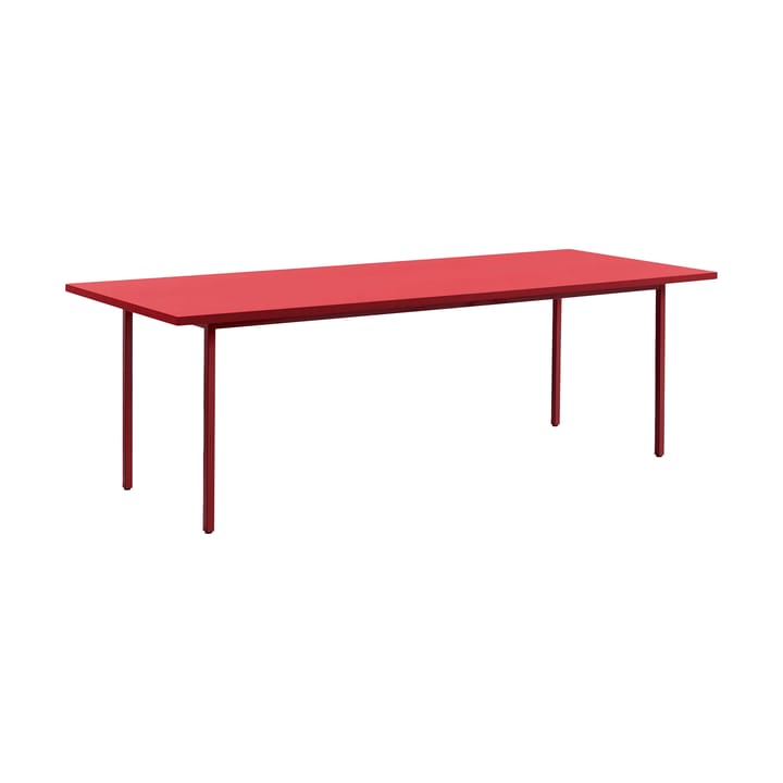 Tavolo da pranzo Two-Colour Ø120 cm - Maroon red-red - HAY