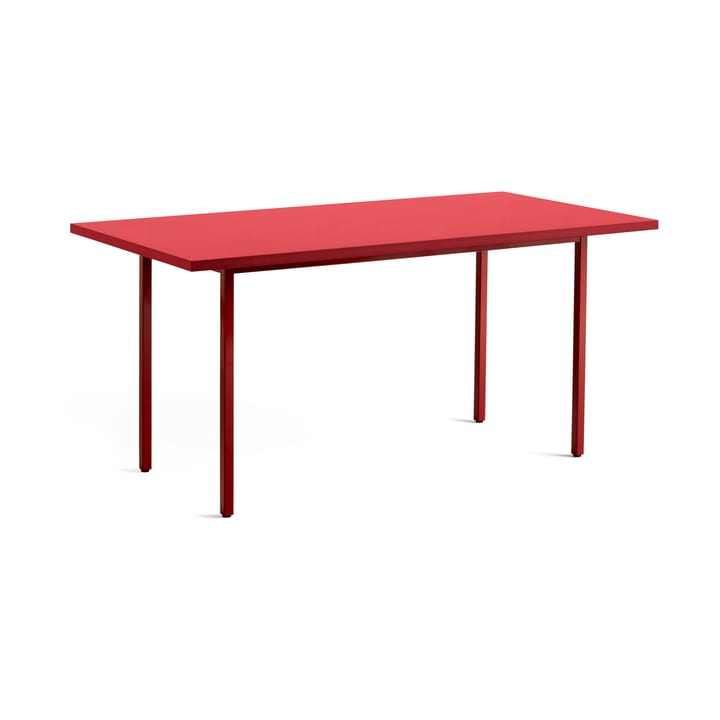 Tavolo da pranzo Two-Colour 82x160 cm - Maroon red-red - HAY