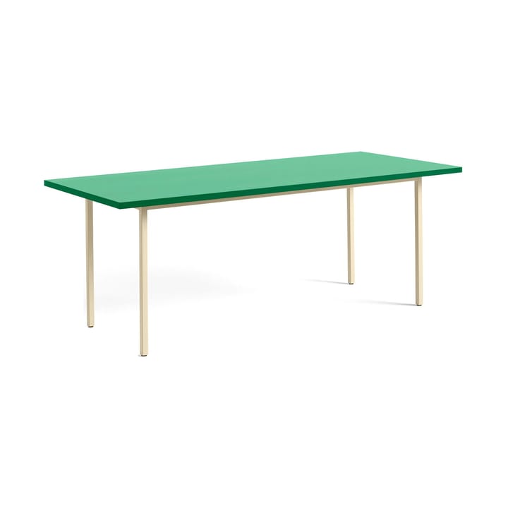 Tavolo da pranzo Two-Colour 90x200 cm - Ivory-green mint - HAY