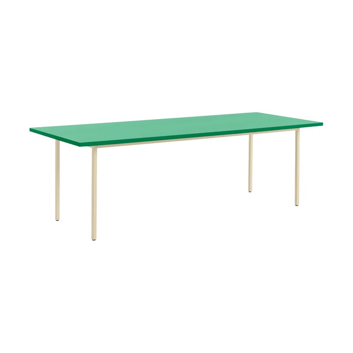 Tavolo da pranzo Two-Colour 90x240 cm - Ivory-green mint - HAY