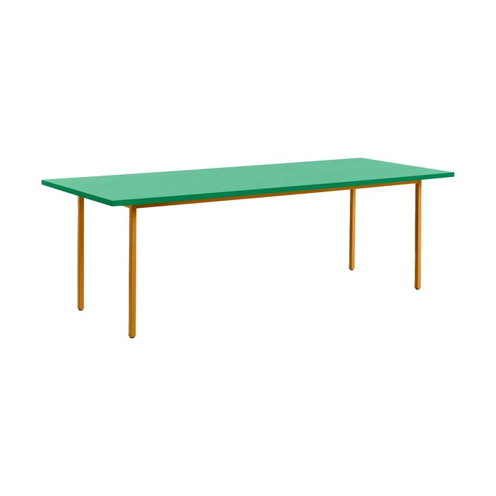 Tavolo da pranzo Two-Colour 90x240 cm - Ochre-green mint - HAY