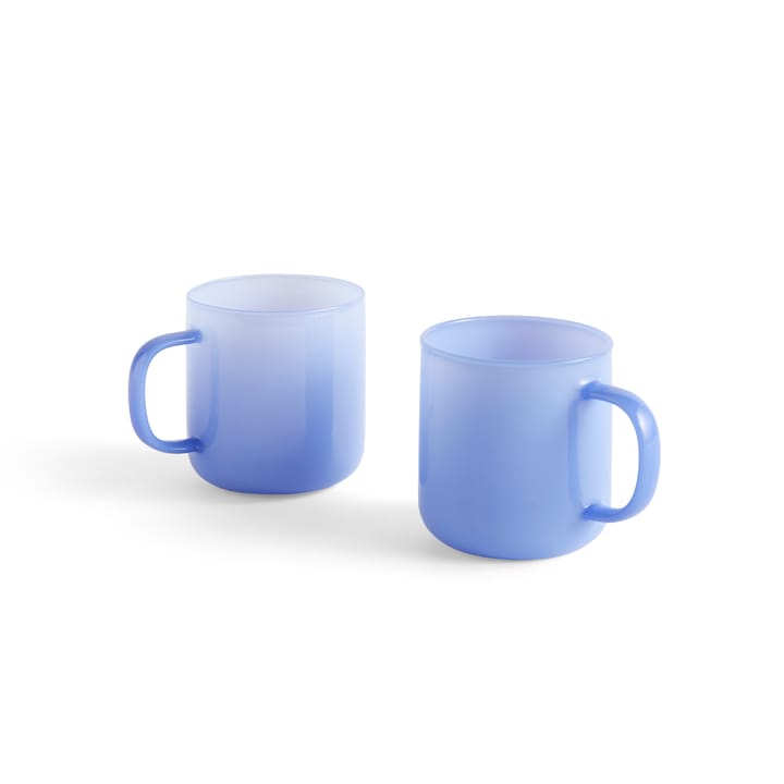 Tazza in borosilicato 30 cl confezione da 2  - Azzurro giacinto - HAY