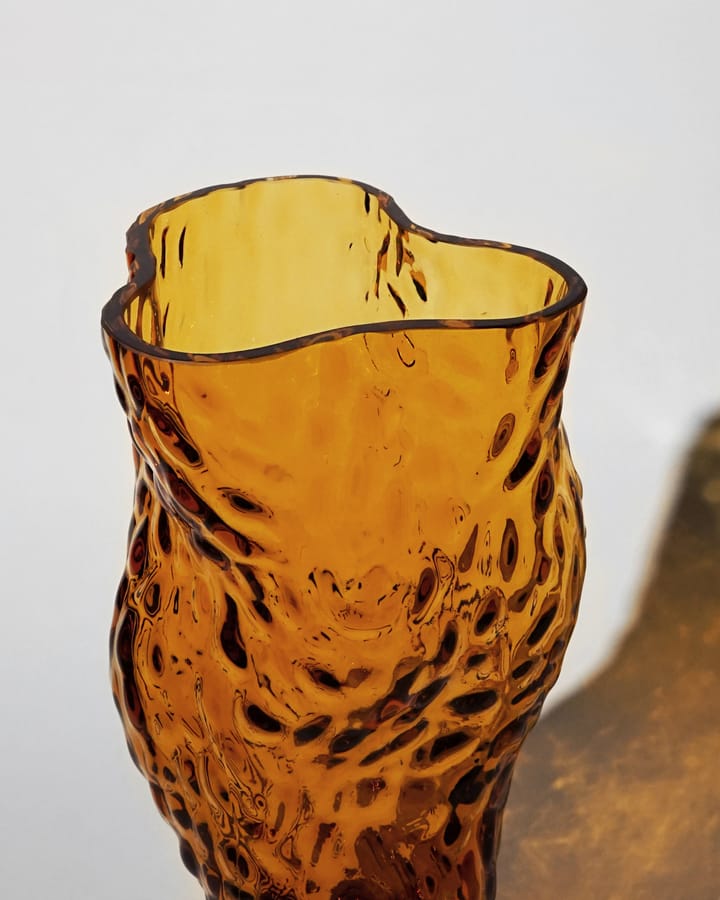 Vaso in vetro Ostrea Rock 30 cm, Ambra Hein Studio