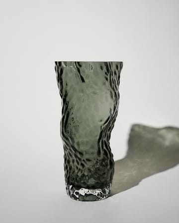 Vaso in vetro Ostrea Rock 30 cm - Blu notte - Hein Studio