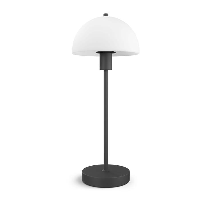 Lampada da tavolo Vienda 50 cm - nero-vetro opalino - Herstal