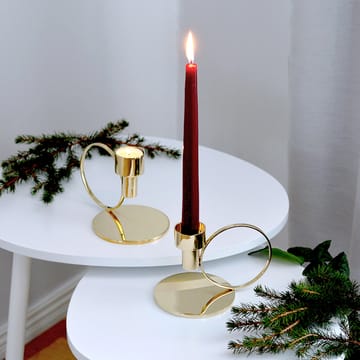 Candele Herrgårdsljus 30 cm confezione da 6 - Rosso Vino Lucido - Hilke Collection