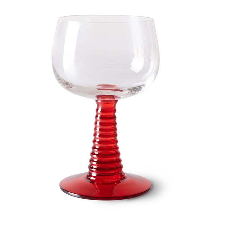 Calice da vino Swirl - alto - Rosso - HKliving