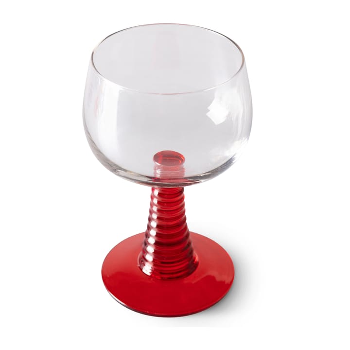 Calice da vino Swirl - alto - Rosso - HKliving