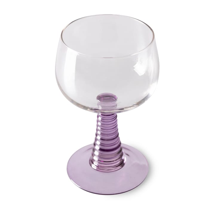 Calice da vino Swirl - alto - Viola - HKliving