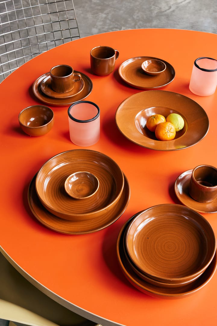 Piatto fondo Home Chef large Ø21,5 cm, Burned orange HKliving