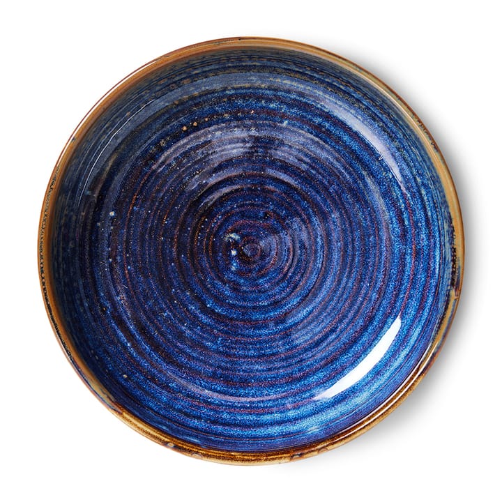 Piatto fondo Home Chef large Ø21,5 cm, Rustic blue HKliving