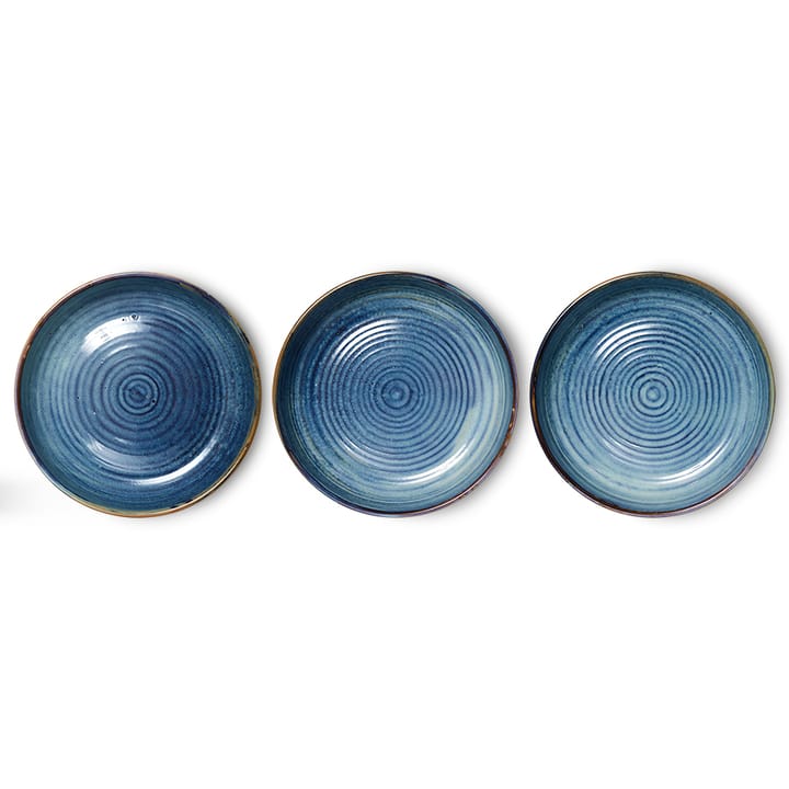 Piatto fondo Home Chef large Ø21,5 cm, Rustic blue HKliving