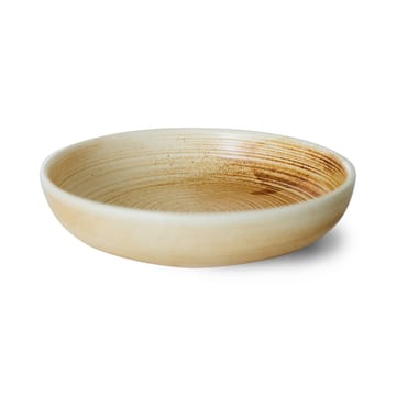 Piatto fondo Home Chef large Ø21,5 cm - Rustic cream, marrone - HKliving