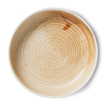 Piatto fondo Home Chef large Ø21,5 cm - Rustic cream, marrone - HKliving