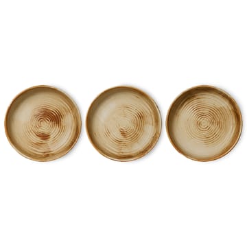 Piatto fondo Home Chef large Ø21,5 cm - Rustic cream, marrone - HKliving