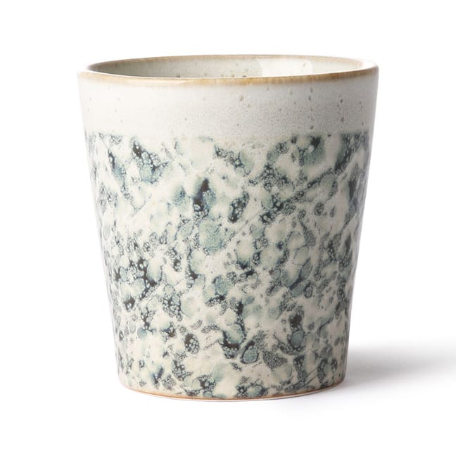 Serie di 4 tazze per cappuccino in ceramica anni '70 HK Living - 12cm