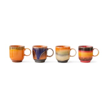 Tazza anni '70 da 23 cl confezione da 4 - Brasile - HKliving