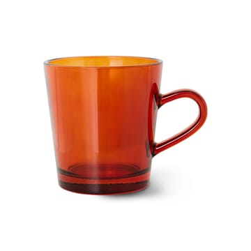 Tazza da caffè 70's Glassware 20 cl, confezione da 4 - Amber brown - HKliving