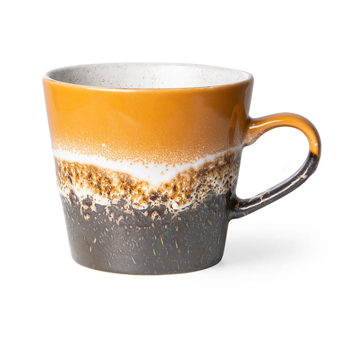 Tazza da cappuccino anni '70 da 30 cl - Fuoco - HKliving