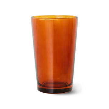 Tazza da tè 70's Glassware 20 cl, confezione da 4 - Amber brown - HKliving