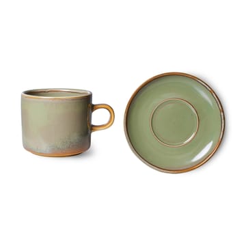 Tazza Home Chef con piattino 22 cl - Moss green - HKliving