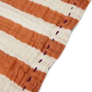 Tovagliolo in cotone Striped 30x30 cm, confezione da 2 - Mandarino - HKliving