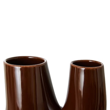 Vaso Ceramic Organic grande 25 cm - Espresso - HKliving