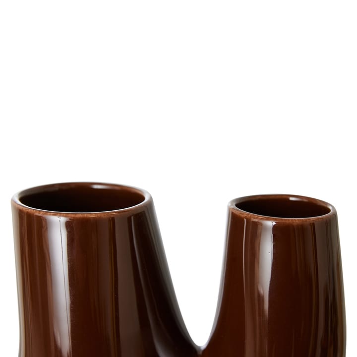 Vaso Ceramic Organic grande 25 cm, Espresso HKliving