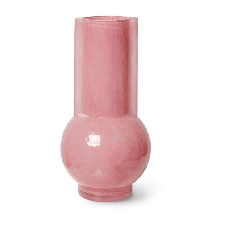Vaso di vetro HK Living, 25 cm - Flamingo pink - HKliving