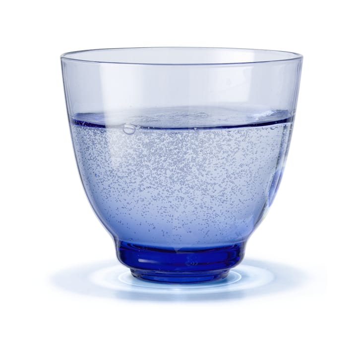 Bicchiere da acqua Flow 35 cl, Blu scuro Holmegaard