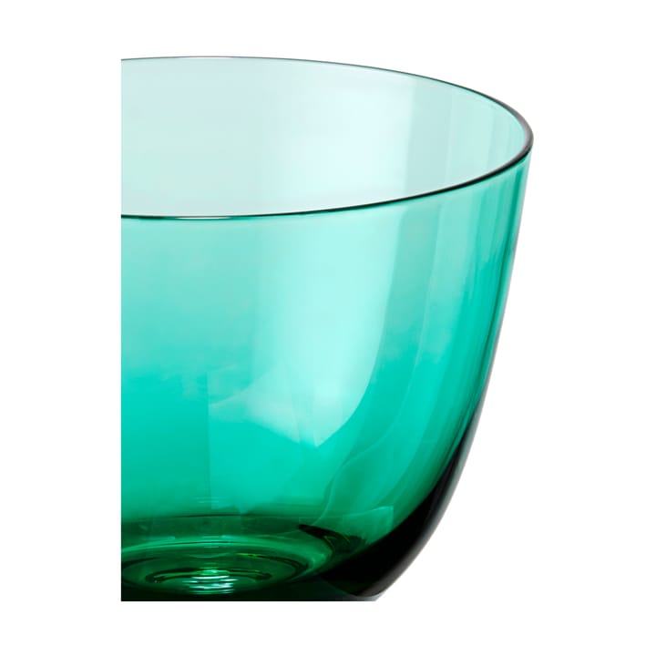 Bicchiere da acqua Flow 35 cl - Verde smeraldo - Holmegaard