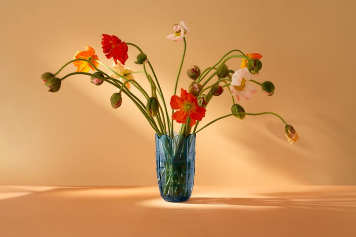 Vaso Lily H19 cm, Iris blu Holmegaard