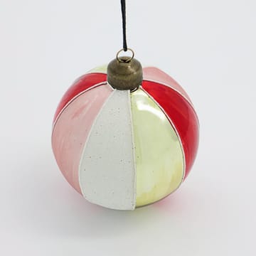 Pallina per Albero di Natale Cirkus Ø 8 cm - Rosso - House Doctor