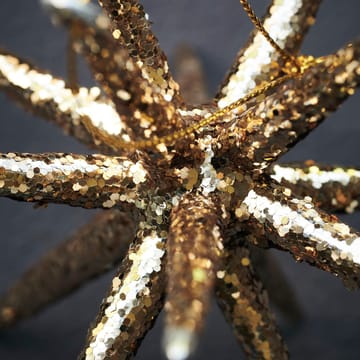 Puntale per albero di Natale Spike Ø7,5 cm 4 pezzi - Glitter bronzo - House Doctor