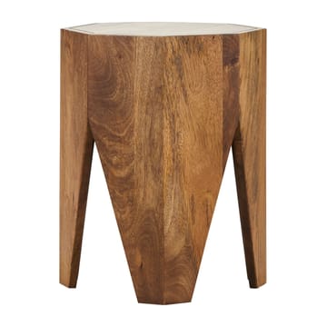 Sgabello Okta, 33x45 cm - Legno di mango - House Doctor