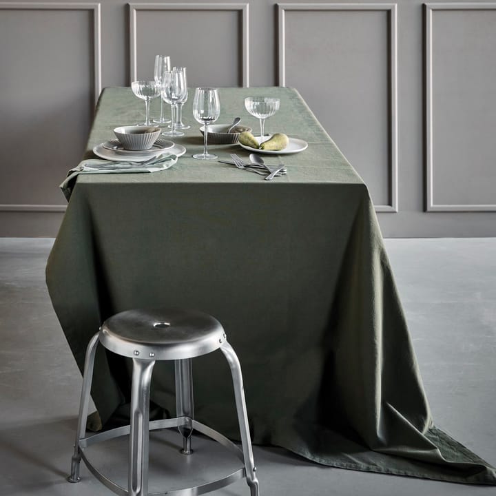 Tovaglia Real 140x240 cm, Verde scuro House Doctor