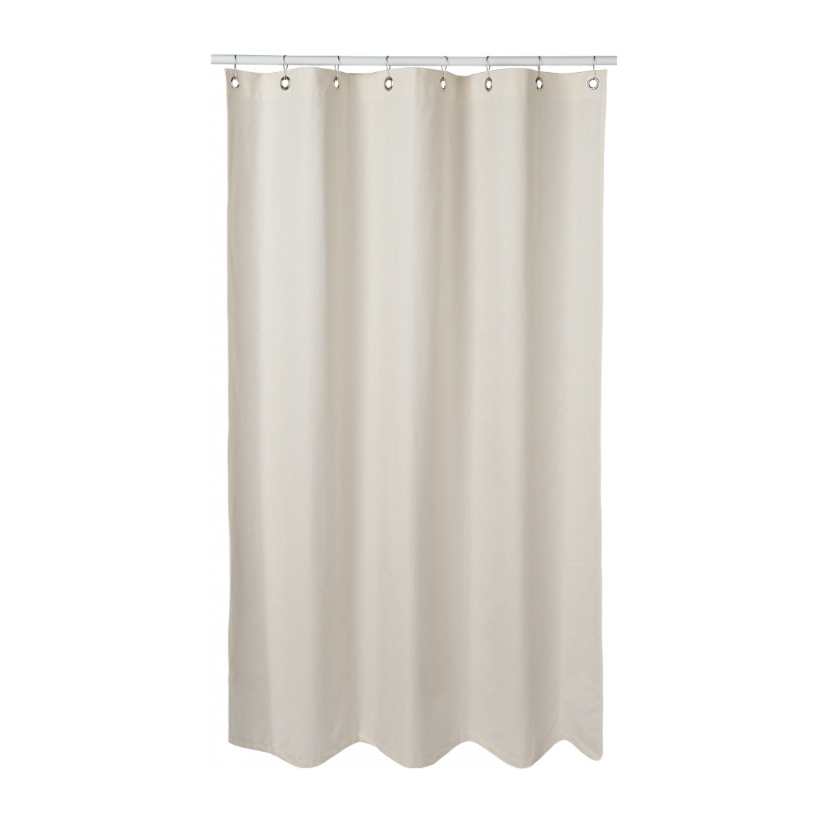 Tenda per doccia Chambray Striped di Ferm Living - beige